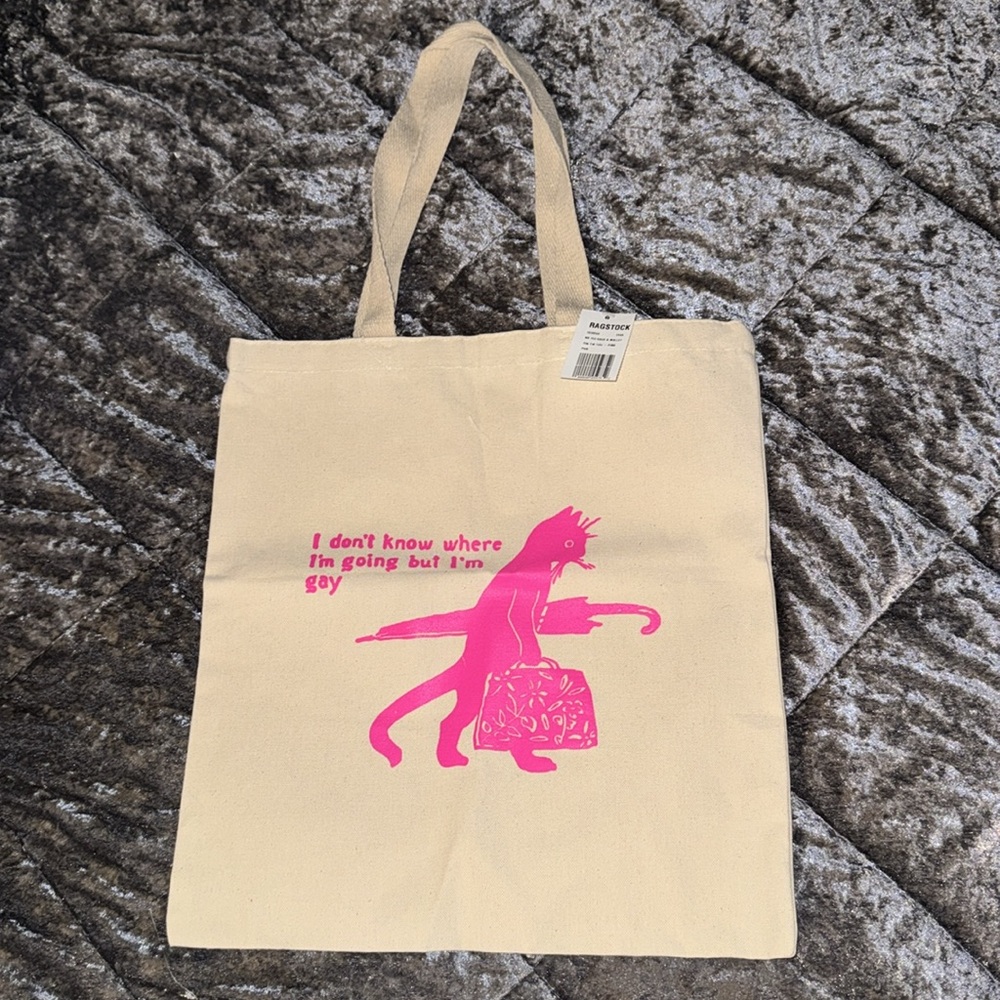 Gay Cat Tote Bag